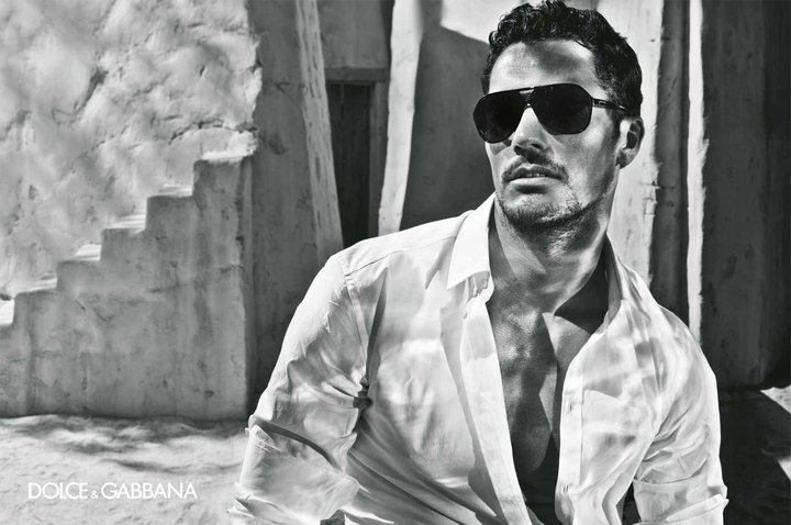 new dolce gabbana SS11 ad campaign images with david gandy